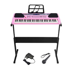 Digital Music Piano Keyboard - Portable Electronic Instrument w Stand - 61 Key
