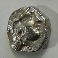 Attica Athens Silver AR Tetradrachm Athena/Owl c455-440 BC VF-XF