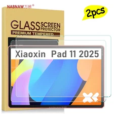 2 Pieces Scratch Proof Tempered Glass Film Screen Protector  Xiaoxin Pad 2025 11
