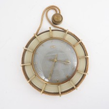 UPG Halle DDR Wanduhr Zimmeruhr Wohnzimmeruhr ca. 27 cm Durchmesser