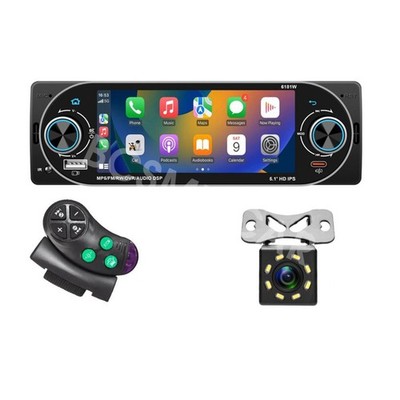 5.1in Car Multimedia Player HD Video Mirror Link BT FM/RDS SWC  W/8LED Camera