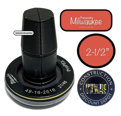 USED Milwaukee Tool 49-16-2616 2-1/2'' Propex PEX Expansion Head 21/46