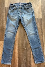 Hollister Women's Skinny Jeans Epic Flex Size W28 L28.5 Dark Wash Embroidered