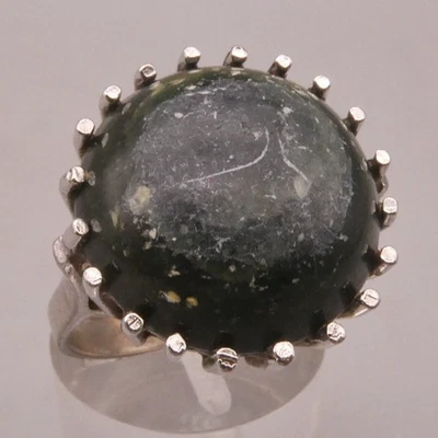 Ring Silber 935 wunderbares zeitlos elegantes modernes Prachtstück mit Achat - Bild 1 von 4