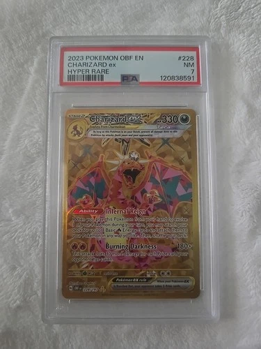 Obsidian Flames Charizard EX PSA 7