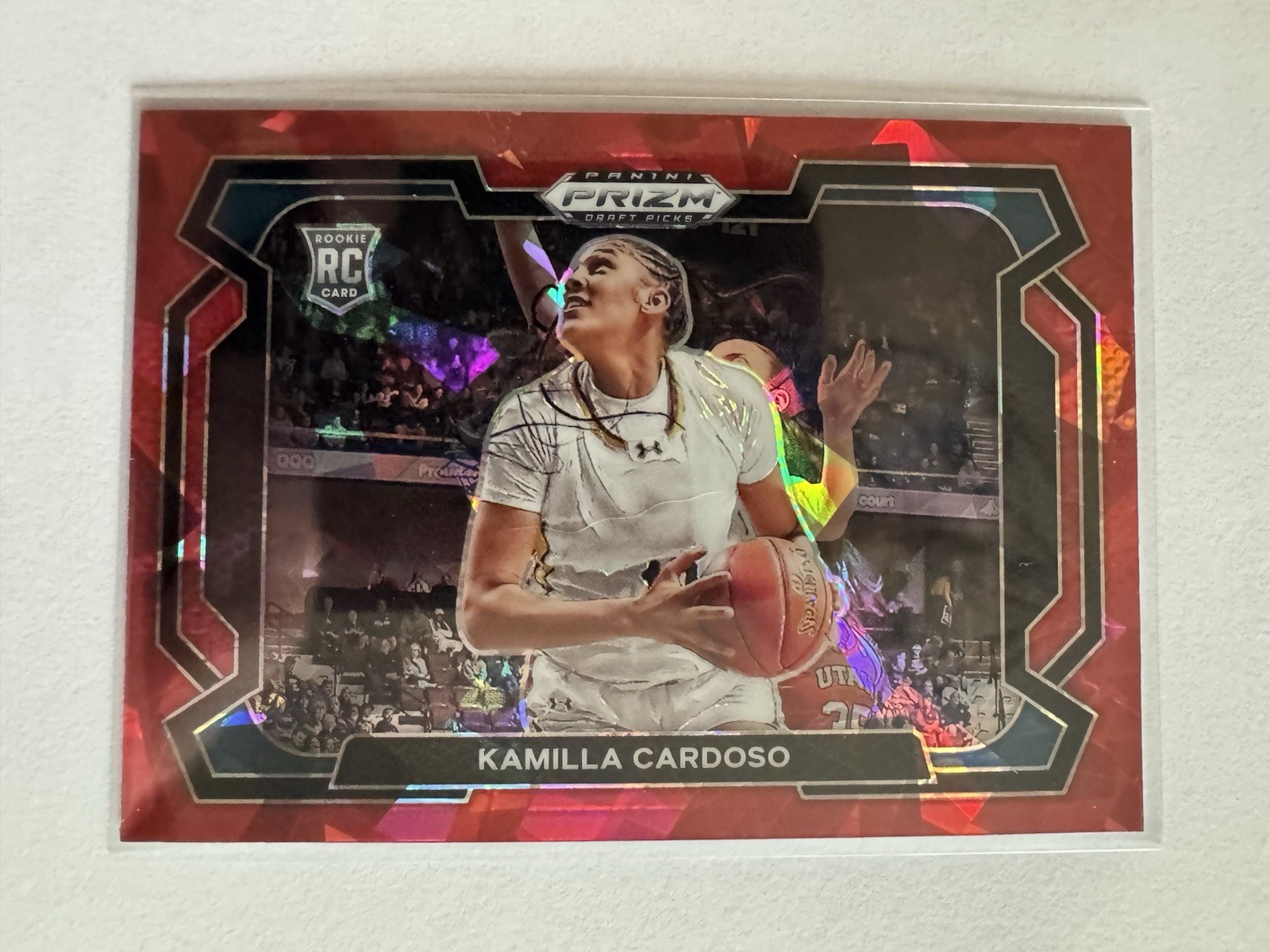 2024-25 Panini Prizm Draft Picks - Kamilla Cardoso #59 Red Wave Prizm Variations