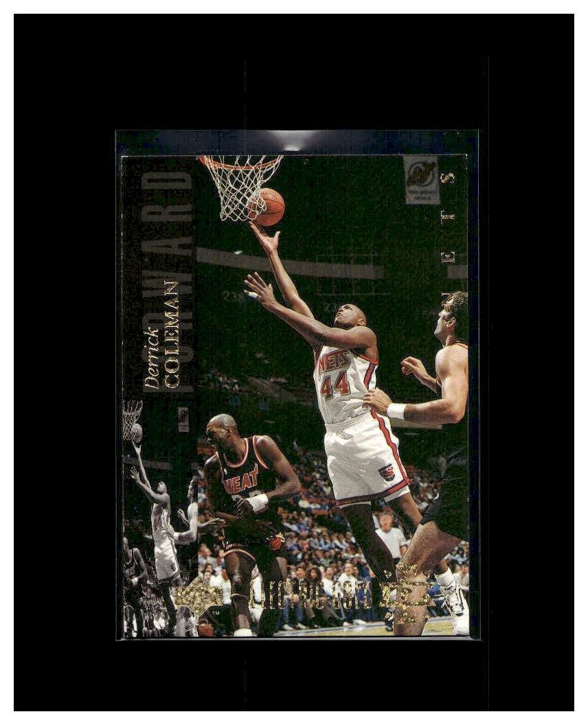 1993-94 Upper Deck Special Edition - Derrick Coleman #44 Gold Electric Court