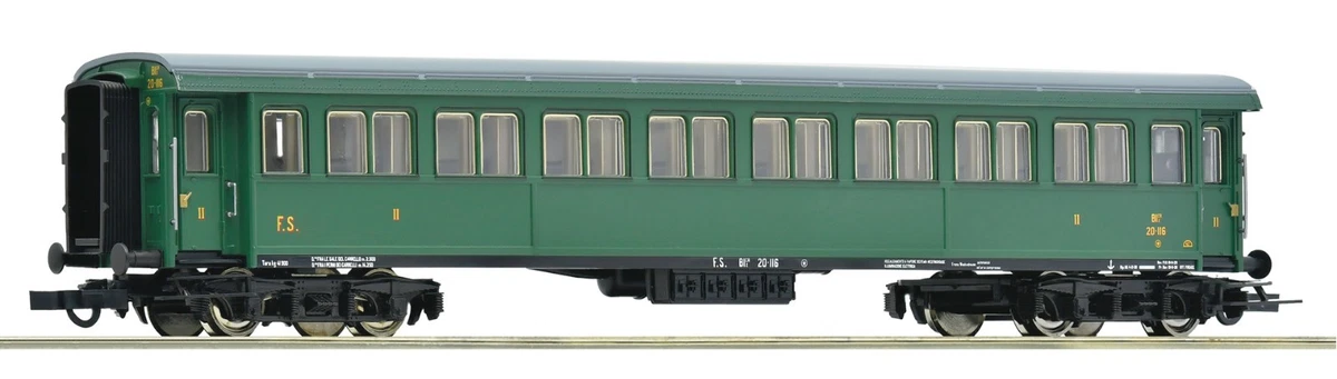 ROCO 6200093 HO Vagón Pasajeros Tipo 1921 Serie 20000 Verde Ep. II