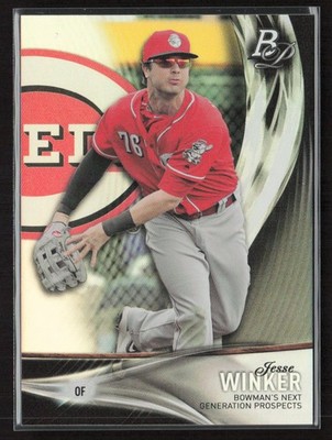 Jesse Winker 2016 Bowman Platinum #NGP-8 Next Generation Prospects