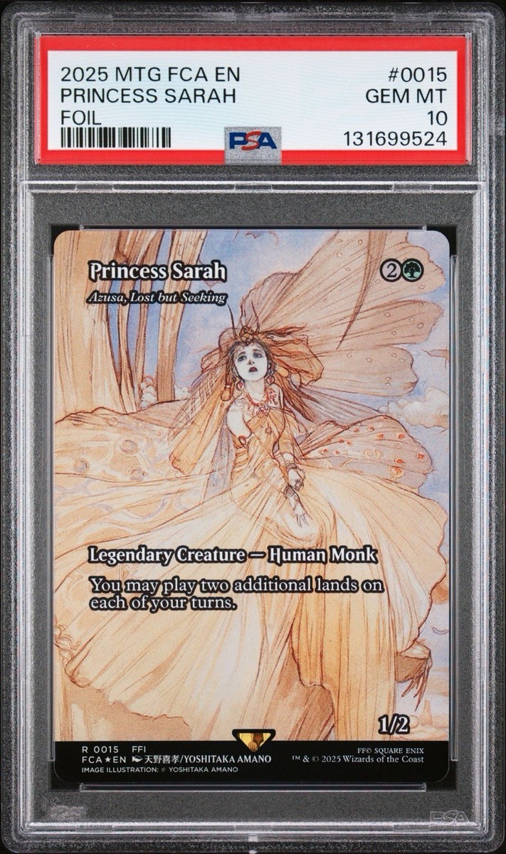 MTG Final Fantasy PRINCESS SARAH Through The Ages FOIL #0015 *GEM MINT PSA  10*