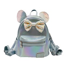 Loungefly Disney Minnie Mouse Blue Iridescent...