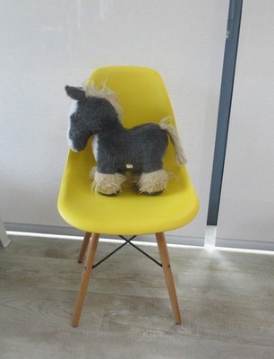 Vintage Badger Toys Stofftier Plüschtier Esel Tier vor 1995
