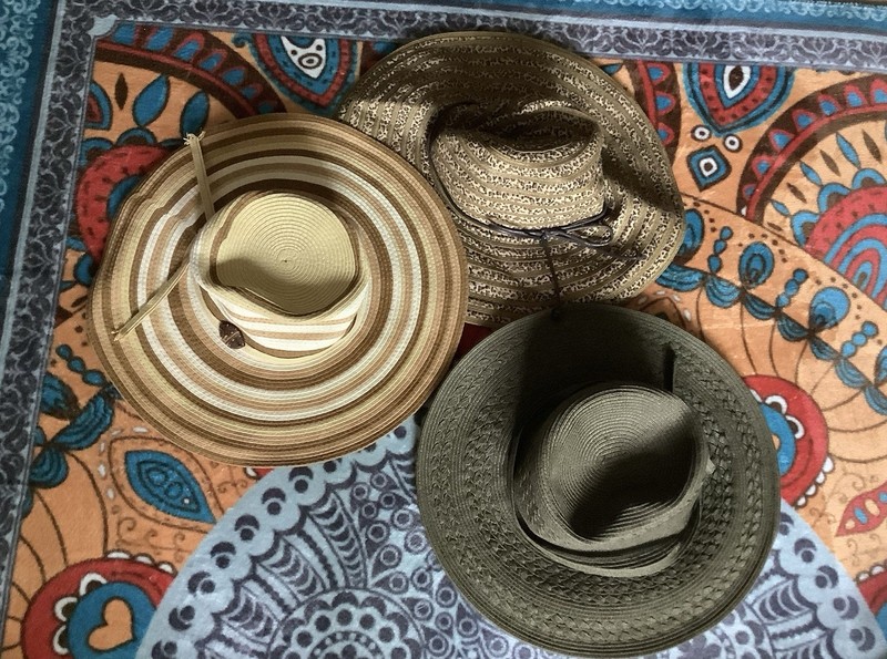 Trio Of Sun hats OS
