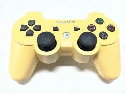 Sony PS3 Dualshock 3  Wireless Controller  white  yellowing  OEM Original Tested