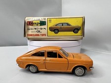 Vintage Datsun Yonezawa Toys No 212 Sunny Coupe 1200GL Orange Diecast Japan JDM