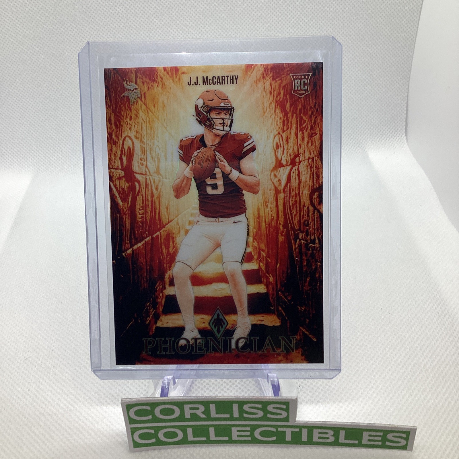 2024 Panini Phoenix J.J. McCarthy Phoenician #PHO-JMY Vikings RC Rookie Case Hit