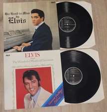 Elvis Presley -  His Hand in Mine + Wonderful World of Christmas 2x Vinyl LPs