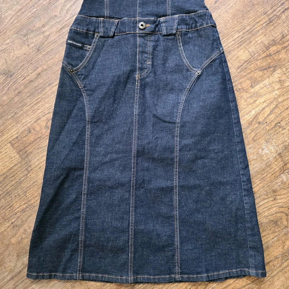 Dolce & Gabbana Jean Dress - Very Dark Blue Size 24/38 Made In Italy Women's - Image 4 of 4