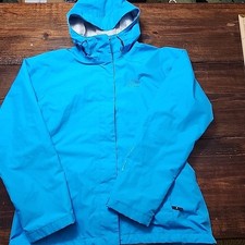 Helly Hansen Jacket Womens Large Blue Loke Hiking Shell Waterproof Hood