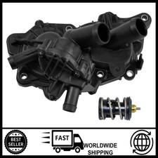 Image of Coolant Thermostat Housing FOR Audi VW Seat Skoda 1.0-1.6L 04E121116C 04E121117E