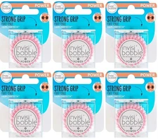 Invisibobble Magic Pink / Case of 6 / 3 Packs / 18 Total Hair Ties