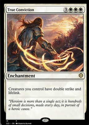 1x True Conviction NM-Mint, English Commander Starter Decks MTG Magic