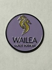 Wailea Golf Club 1" Coin Style Golf Marker - Maui, Hawaii - A Beauty 