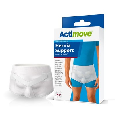 SALE!! Actimove Hernia Support Brief White Large (36''-38'') NWOP New w/o Package