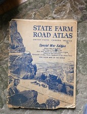 1943 State Farm Road Atlas - Special War Edition -