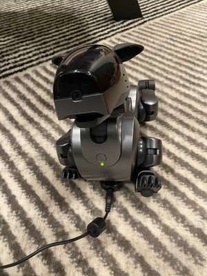 Sony AIBO ERS-210 Black, circa 2000; original packaging, memory stick, materials