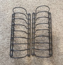 8-Slot Metal Organizer, BLACK, 2-Pack…  Plates, Baking Sheets, Pans