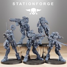 Scavenger Wayfarers v1 Grimdark 3D Printed Miniatures Station Forge 16k