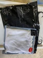 ALFANI thermal knit waffle crew long sleeve shirt MEN'S SIZE SMALL new WHITE