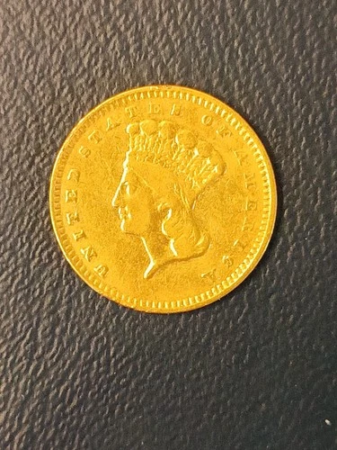 1859 Indian Princess Gold — photo from the most recent tracked eBay sale