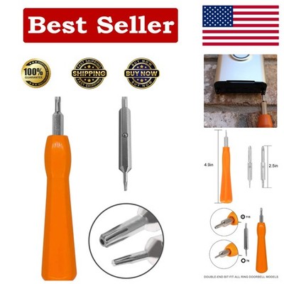 Screwdriver for Ring Doorbell,EMiEN Torx T6 T15 Bit Doorbell