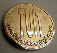 Round Tuit Estrada Strategies Your Next Move Chess Advertising Token Large 1.5"