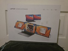 Dual Laptop Screen Extender, 14" 1080P IPS Portable Triple Monitor for 14-16.