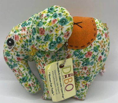 #ad Dibo Do It By Ourselves Women Handmade Plush Floral Elephant Beaded Boho AU $21.50