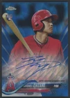 2018 Topps Chrome Blue Wave Refractor Shohei Ohtani RC Rookie ON CARD AUTO /150
