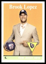 Brook Lopez 2008-09 Topps #205 Nets NBA READ FREE SHIPPING AutographDen