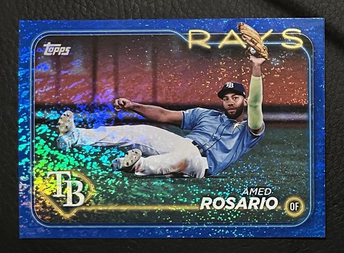 2024 Topps Update #US62 Amed Rosario Blue Holo Foilboard /999 (st2) - Picture 1 of 2