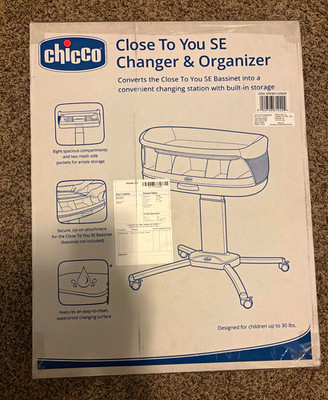 Chicco Close To You SE Changer & Organizer Changing Table Gray With Shelves