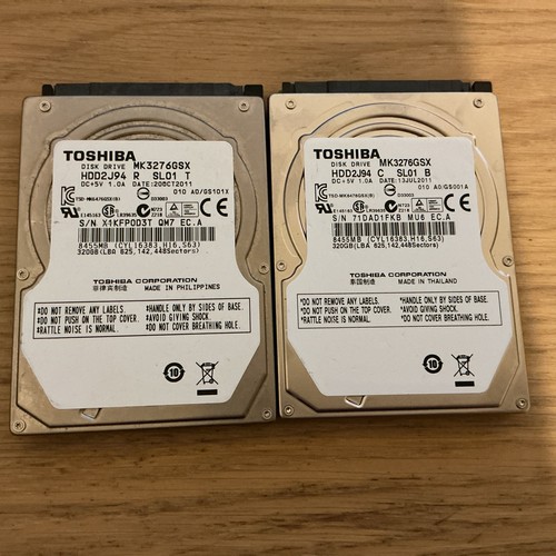 Toshiba MK3276GSX 320GB Interne Festplatte 2,5 Zoll Formfaktor (SATA)
