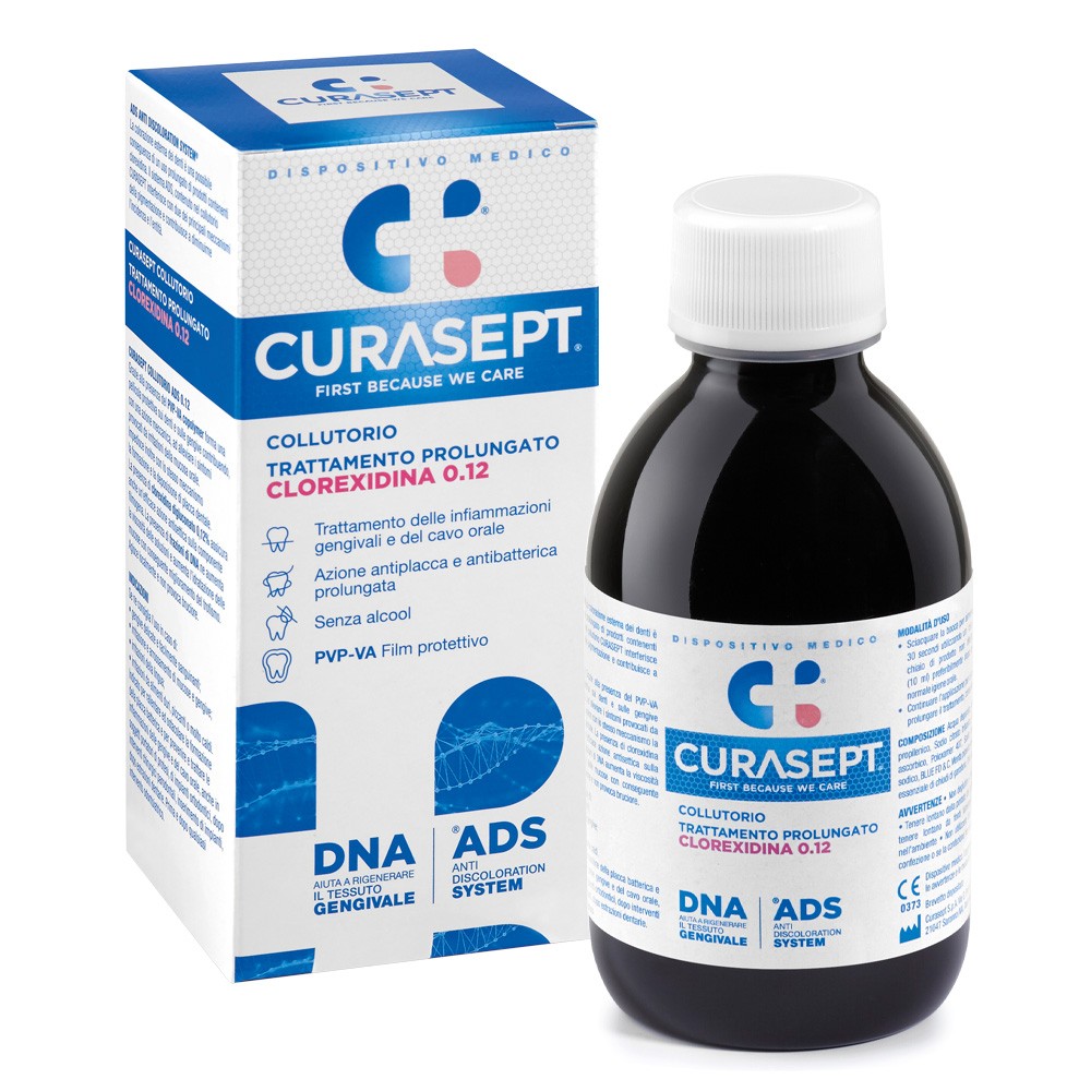 Curasept Clorexidina 0.12 - collutorio trattamento prolungato 200 ml - Immagine 2
