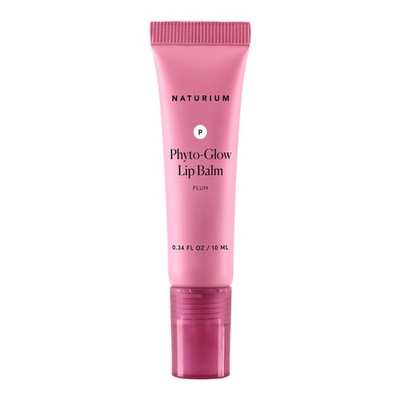 Lip Balm Hydrating Glossy Finish 0.34 oz Plum Naturium Phyto Glow