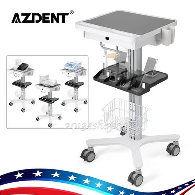 Dental Medical Endodontics Intraoral Scanner Cart Storage Trolley built-in plug