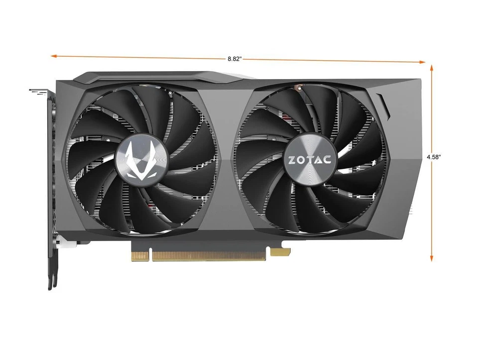 ZOTAC GAMING GeForce RTX 3060 Twin Edge 12GB GDDR6 192-bit 15 Gbps PCIE 4.0 - Image 2 of 4