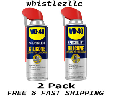 WD-40 Specialist Water Resistant Silicone Lubricant, 11 oz each- 2 Pack