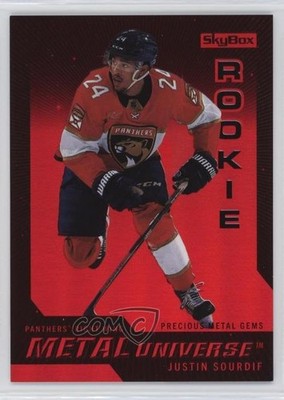 2023-24 Skybox Metal Universe PMG Red 59/90 Justin Sourdif #R-44 RC 1ik9