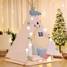Kids Teepee Children Indian Tent Play House Indoor / Outdoor Portable Tent Gifts